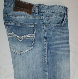 Rock And Roll Denim Regular Fit Boot Cut Jeans 34x36 Double Barrel